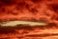 Dramatic sunset cloudscape sky Royalty Free Stock Photo