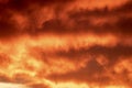 Dramatic sunset cloudscape sky Royalty Free Stock Photo