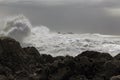 Northern portuguese seascape during storm