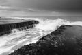 Dramatic seascape at Tanah Lot, Bali Royalty Free Stock Photo