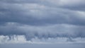 Dramatic shelf cloud also known as arcus cloud Royalty Free Stock Photo