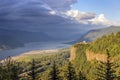 Dramatic skies in the Columbia River Gorge OR.