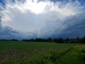 Dramatic Skies in Waterloo Region Royalty Free Stock Photo