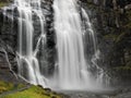 Skjervsfossen waterfall near Granvin and Voss in Norway