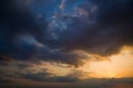 Dramatic sky Royalty Free Stock Photo