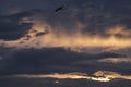 Dramatic sky and clouds at sunset Royalty Free Stock Photo