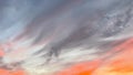 Dramatic sky in early morning time Royalty Free Stock Photo