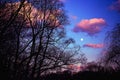 Dramatic Sky with Full Moon