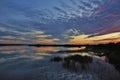 Dramatic sky at Gronnestrand, Denmark.