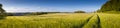 Dramatic sky, Idyllic rural landscape, Cotswolds UK