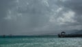 Dramatic sky in Jamaica Royalty Free Stock Photo
