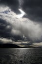 Dramatic sky over Last Hope Sound