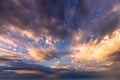 Dramatic Sky Over the Ocean