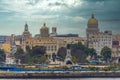 Dramatic sky over Old Havana, Cuba Royalty Free Stock Photo