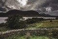 Scenic landscape of Lake District,Cumbria,Uk. Royalty Free Stock Photo