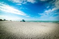 Dramatic sky over Venice shoreline