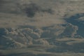 Dramatic sky with stormy clouds, Sky with clouds weather blue nature cloud Royalty Free Stock Photo