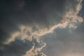 Dramatic sky with stormy clouds, Sky with clouds weather blue nature cloud Royalty Free Stock Photo