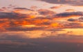 Dramatic sky sunrise Royalty Free Stock Photo