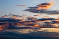 Dramatic sky sunrise Royalty Free Stock Photo
