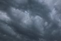 Thunderstorm and dark clouds Royalty Free Stock Photo