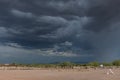 Dramatic sky in Tucson, Arizona, near Mission San Xavier del Bac