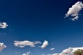 Dramatic sky with white clouds Royalty Free Stock Photo