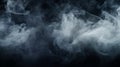 Dramatic Smoke Exploding Outwards for Spooky Halloween Background AI Generated