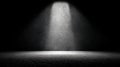 Dramatic Spotlight On Empty Stage Floor. Royalty Free Stock Photo
