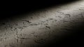 Dramatic Spotlight on Rough Concrete Texture Royalty Free Stock Photo