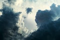 Dramatic Storm Clouds Background Royalty Free Stock Photo
