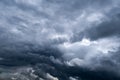 Dramatic Storm Clouds Background Royalty Free Stock Photo
