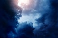 Dramatic Storm Clouds Background Royalty Free Stock Photo