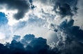 Dramatic Storm Clouds Background Royalty Free Stock Photo