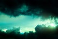 Dramatic Storm Clouds Background Royalty Free Stock Photo