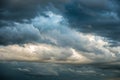 Dramatic Storm Clouds Sky Nature Weather Background Royalty Free Stock Photo
