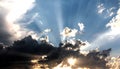 Dramatic stormy clouds, sky bakcground