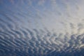 Dramatic stratocumulus cloudscape and approaching storm front Royalty Free Stock Photo