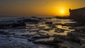 Dramatic Sunset on the Atlantic Coast