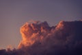 Dramatic sunset clouds. Royalty Free Stock Photo