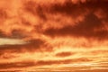 Dramatic sunset cloudscape sky Royalty Free Stock Photo