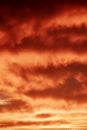Dramatic sunset cloudscape sky Royalty Free Stock Photo