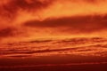 Dramatic sunset cloudscape sky Royalty Free Stock Photo