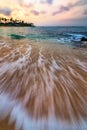 Kauai Hawaii Sunset at the Beach Royalty Free Stock Photo