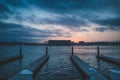 Dramatic Sunset at Marina del Rey Royalty Free Stock Photo