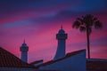 Dramatic Sunset in Maspalomas Royalty Free Stock Photo