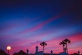 Dramatic Sunset in Maspalomas Royalty Free Stock Photo