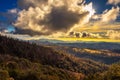 Sunset above Sierra Nevada Royalty Free Stock Photo