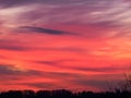 Dramatic sunset sky Royalty Free Stock Photo