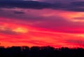 Dramatic sunset sky Royalty Free Stock Photo